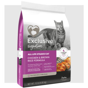 Exclusive Signature All Life Stages Cat Food Chicken & Brown Rice Formula