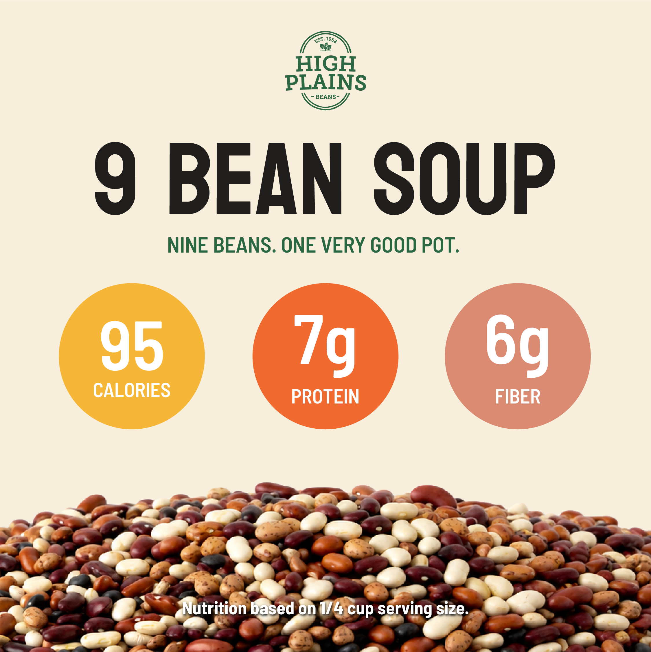 9 Bean Soup Mix, 10lb - Image 2