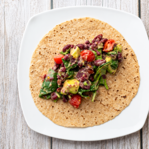 Kidney Bean Salad Wrap