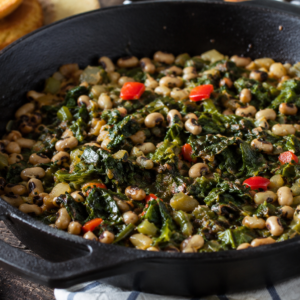 Black-Eyed Pea & Greens Skillet