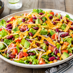 Dark Red Kidney Bean Taco Salad