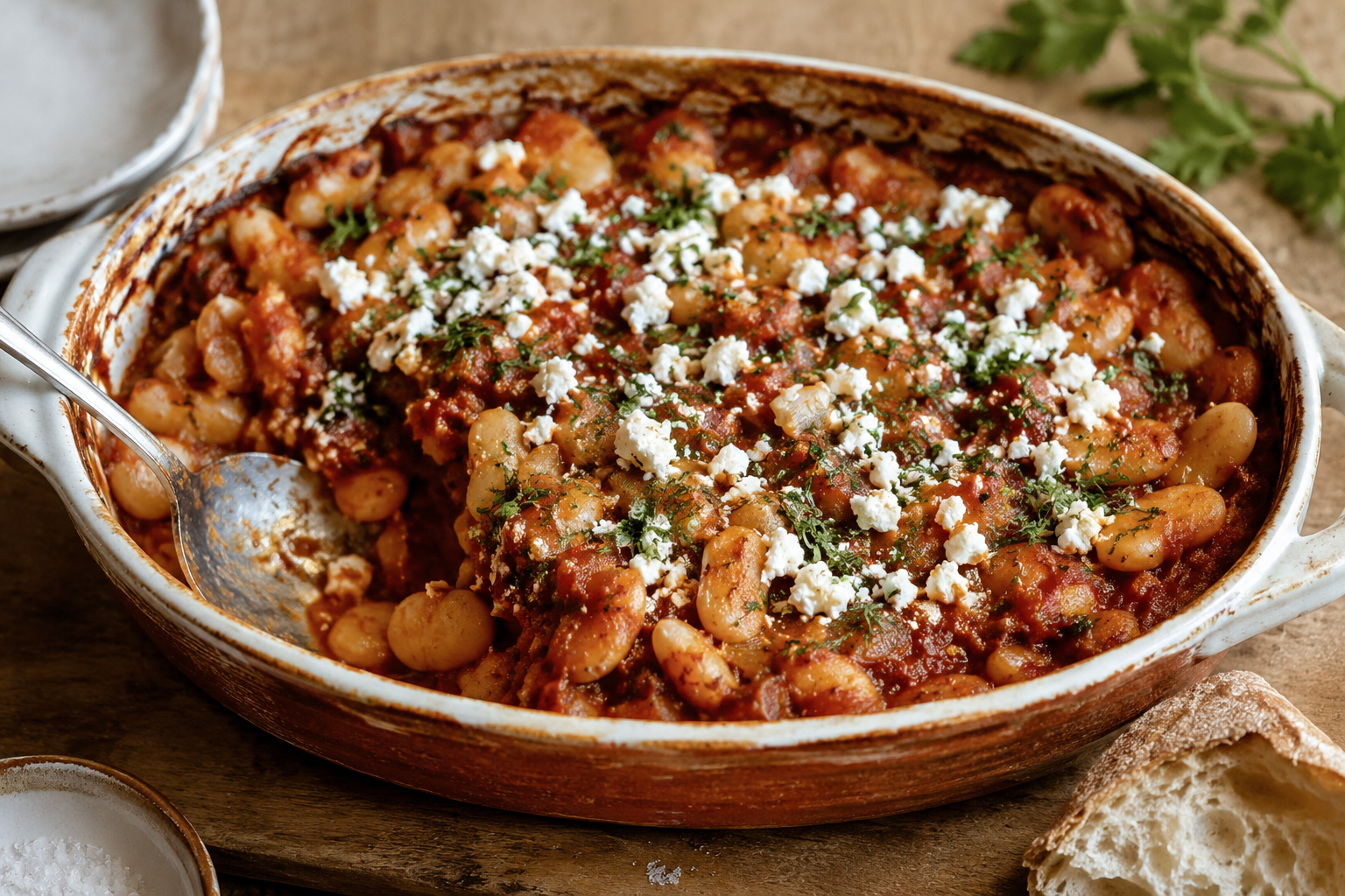 Greek-style Large Lima Bean Bake