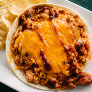 Mexican Bean Pizza