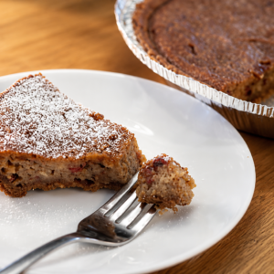 Silky Cranberry Bean Pie